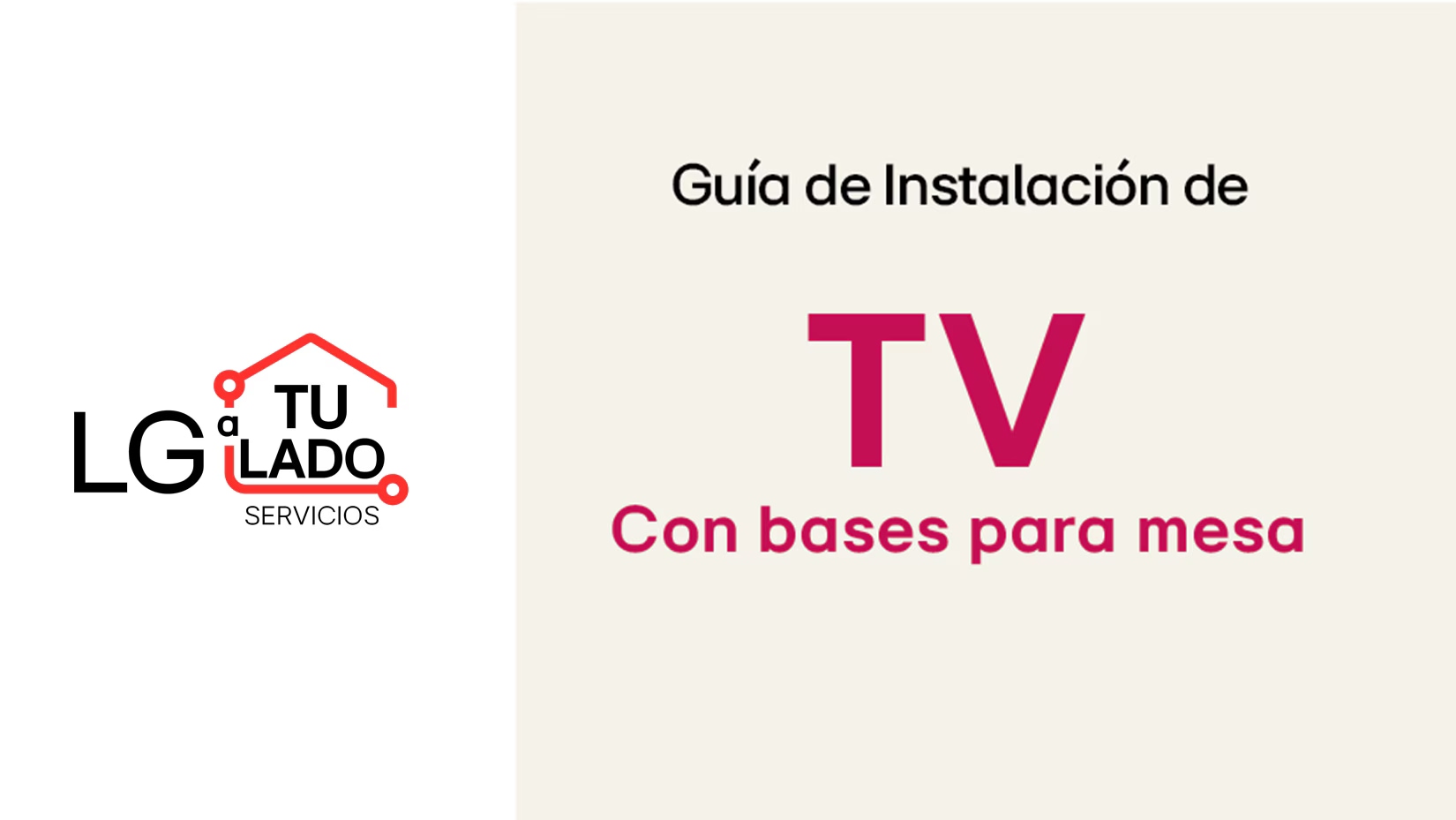 Guía de instalación televisión